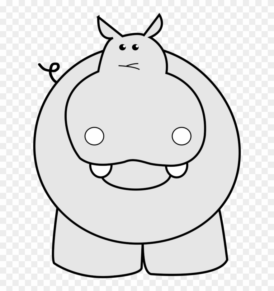 Clipart - Mr Hippo Fnaf Coloring - Png Download