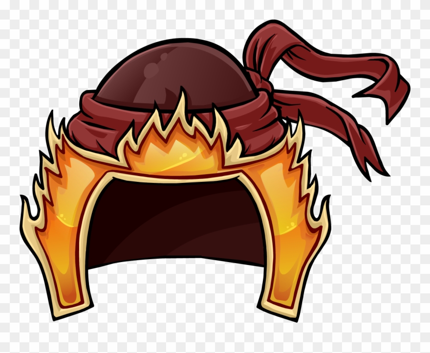Items - Club Penguin Fire Ninja Clothes Clipart