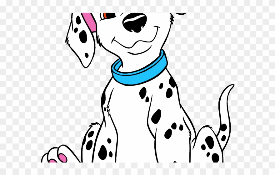 Dalmatian Clipart Fire Hat - 101 Dalmatians Puppy Clip Art - Png Download