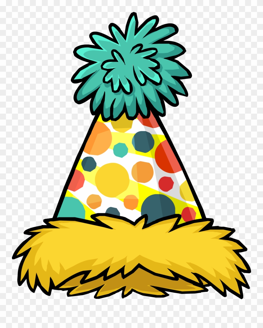 Polka Puffle Hat - Dress Up Puffles Clipart