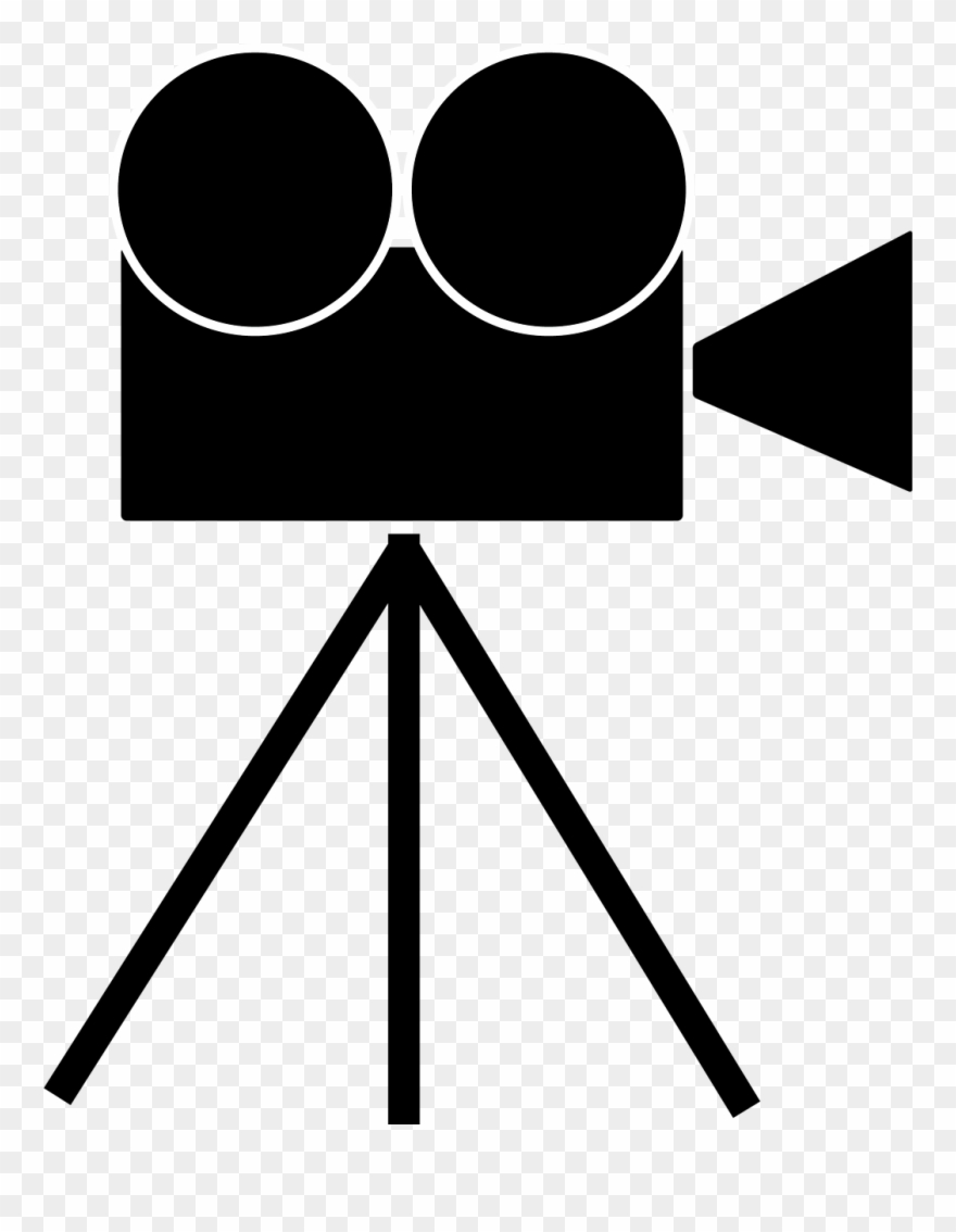 Video Camera Filming Media - Camera De Filmagem Png Clipart