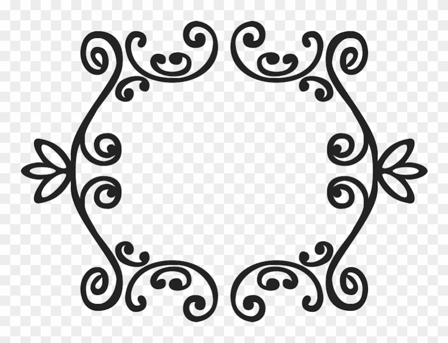 Oval Frame Rubber Stamp - Rubber Stamping Clipart