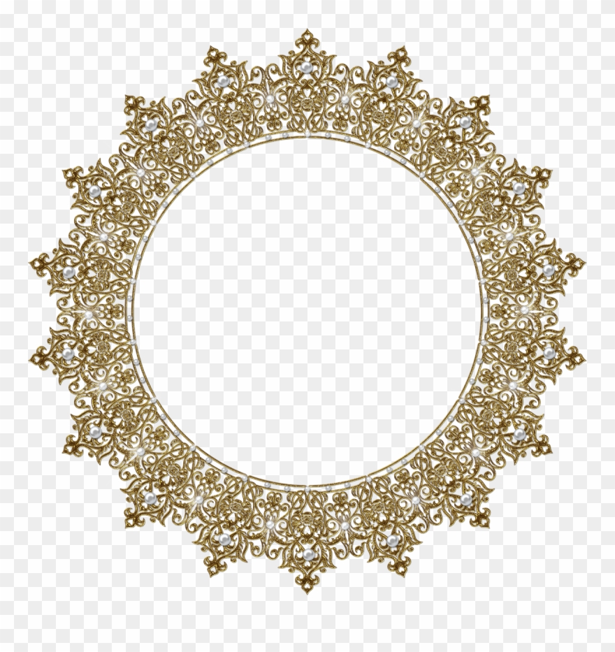 Islamic Patterns, Paper Frames, Frame Clipart, Free - Moldura Circular Png Transparent Png