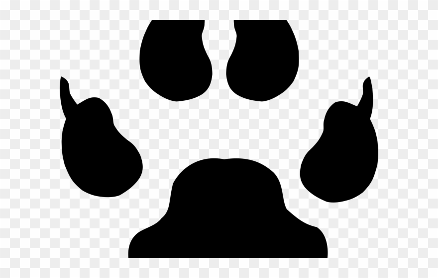 Paw Clipart Big - Icons Paw Prints - Png Download