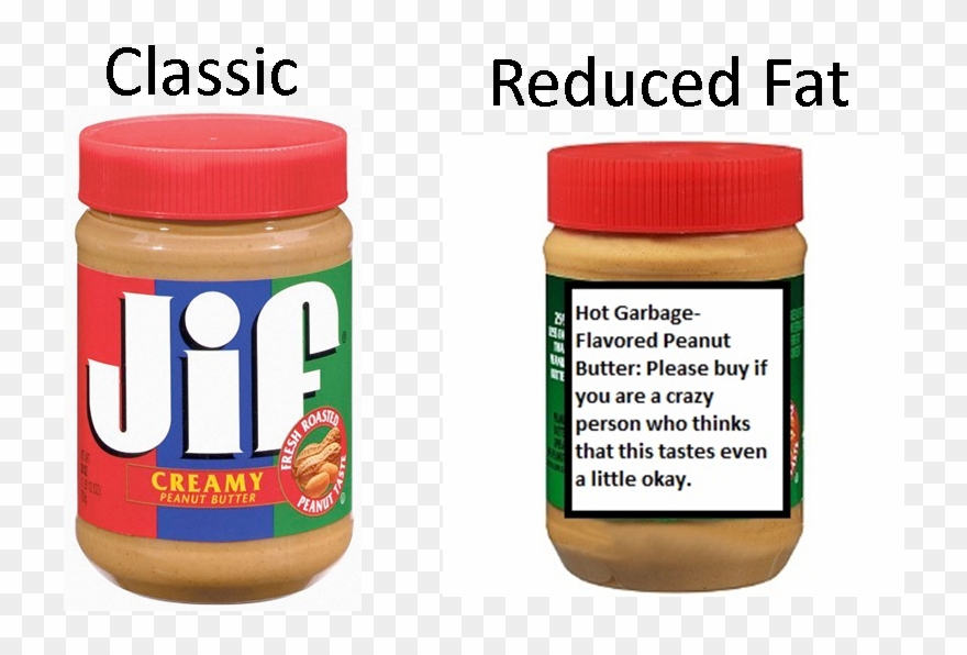 Jif Peanut Butter Png Clipart Black And White Stock - Jif Creamy Peanut Butter - 12 Oz Transparent Png