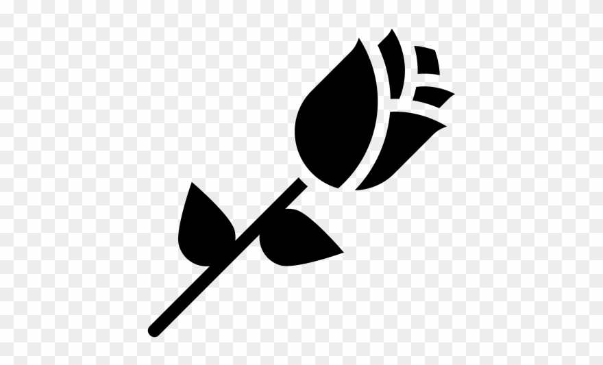 Rose Rubber Stamp - Harnish Clipart