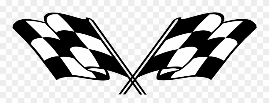 Flags Logo Png Transparent - Checkered Flag Logo Png Clipart