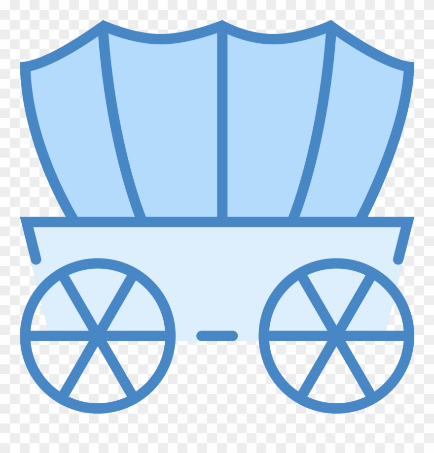Wagon Osadnika Icon - 3d Pen Drawing Template Clipart