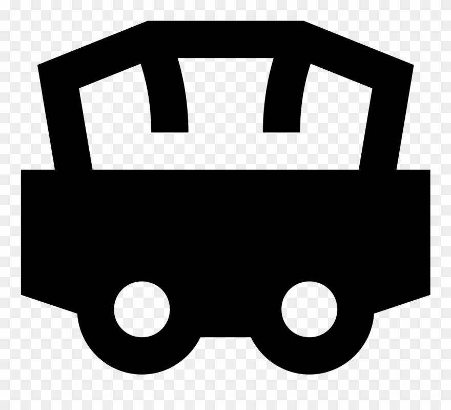 This Icon Represents A Wagon Clipart