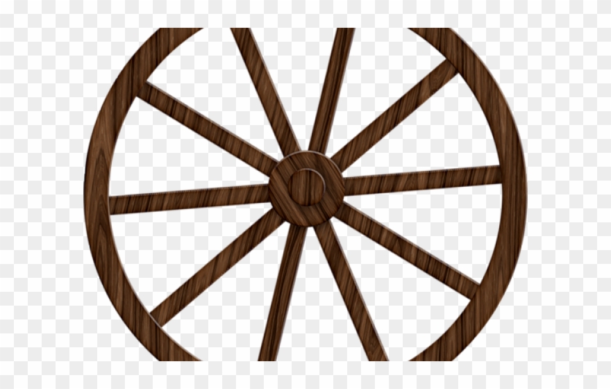 Old Boat Steering Wheel Clipart