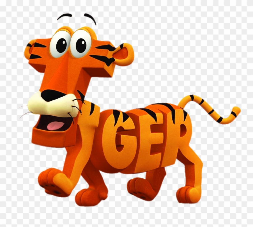 Word World Tiger Clipart