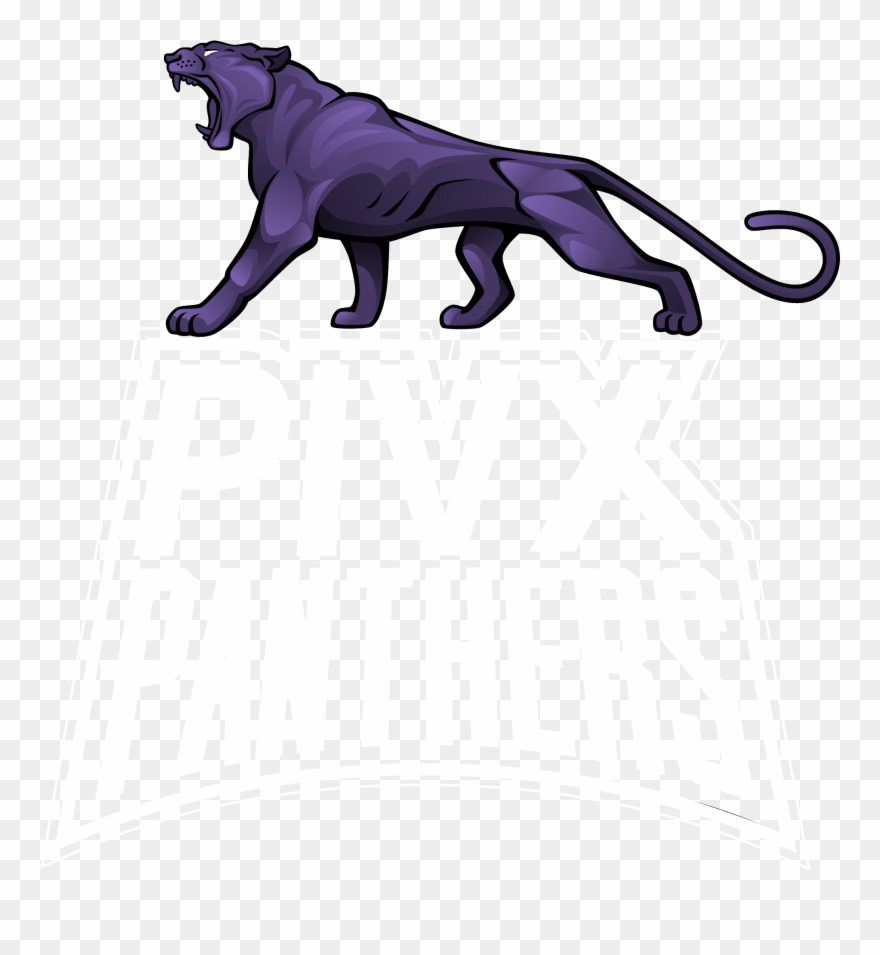 Roaring Panther Logo Clipart