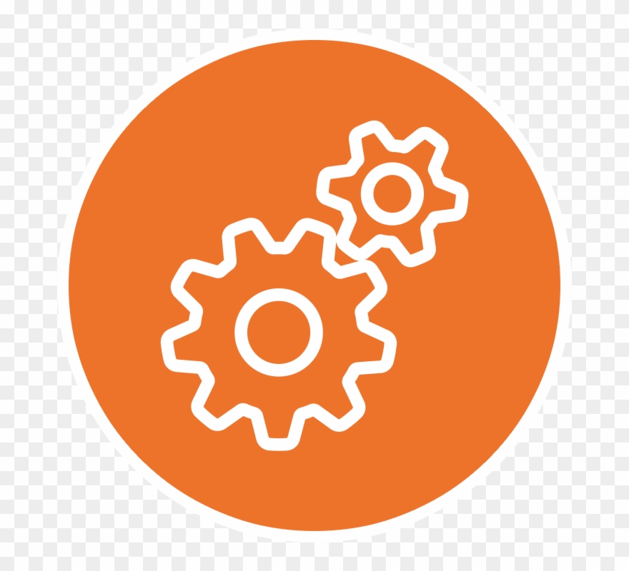 Functional Testing Goes Hand In Hand With Other Test - Gear Icon Orange Clipart