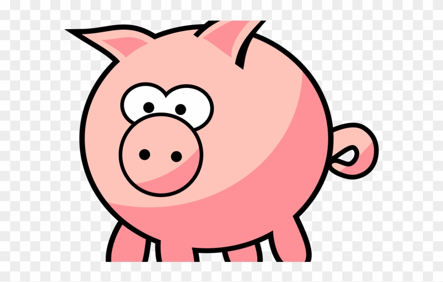 Cartoon Pig Clipart - Pig Cartoon Png Transparent Png