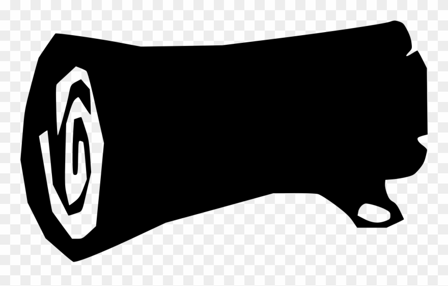 Big Image - Log Vector Black Clipart