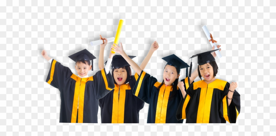 Kids Transparent Graduation - Kids Graduation Clipart