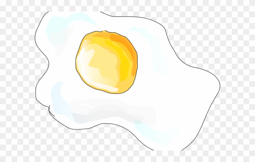 Fried Egg Clipart Animated - Cartoon Fried Egg - Png Download