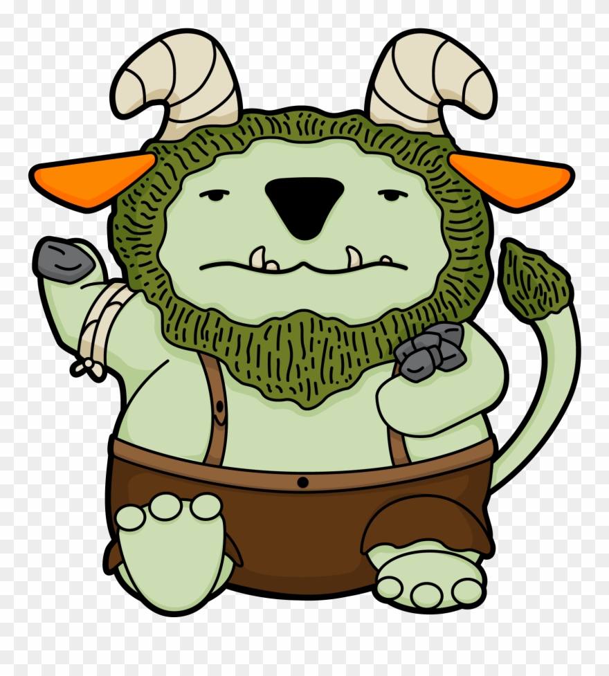 The Troll - Scalable Vector Graphics Clipart