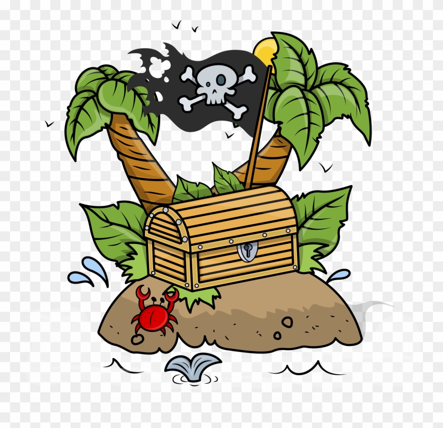 Clip Royalty Free Download Pirate Treasure Chest Clipart - Pirate Treasure Chest Clip Art - Png Download