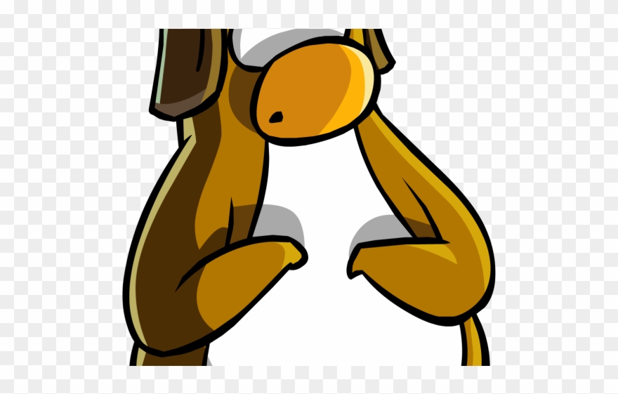 Gym Ball Clipart Club Penguin - Club Penguin Scared Penguin - Png Download