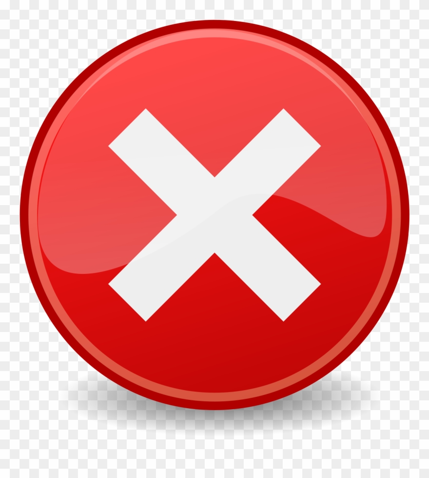 E-mail, - - Wrong Flat Icon Clipart