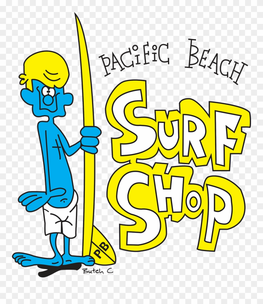 San Diego Sup, Sup San Diego, Paddle Boarding San Diego, - ハワイアンポスター サーフィンシリーズ N-69 「pacific Beach Surf Shop(b Clipart