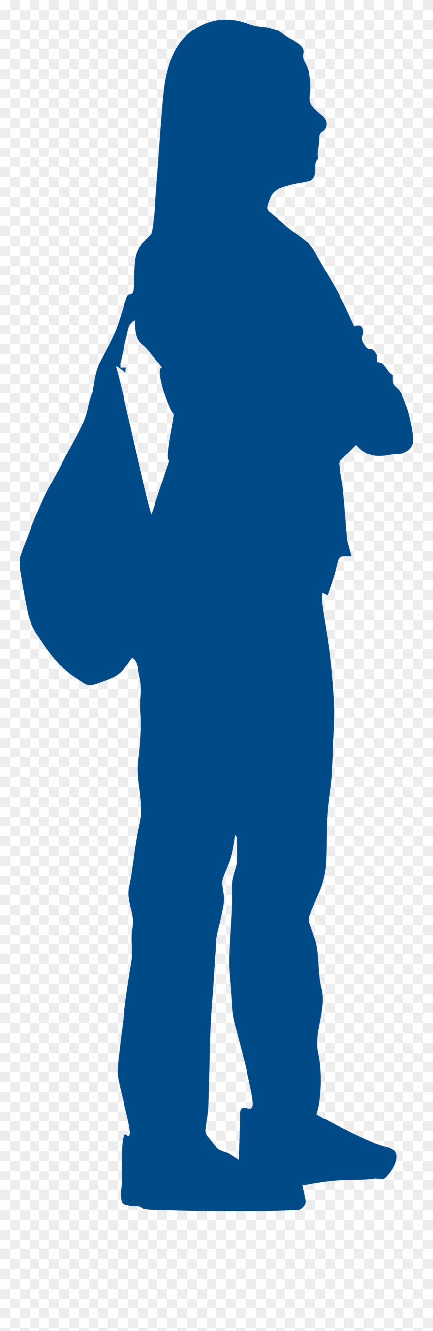 Female With Backpack Heritageblue Three Adults Heritageblue - Backpack Clipart