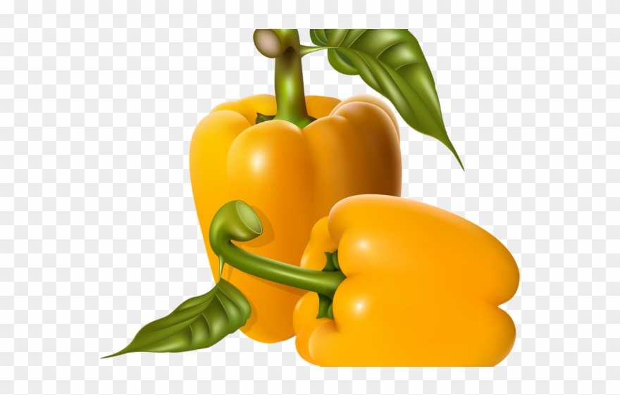 Pepper Clipart Fun Food - Bell Pepper - Png Download