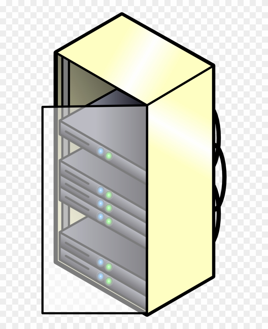 Servers Clip Art - Server Rack Icon - Png Download