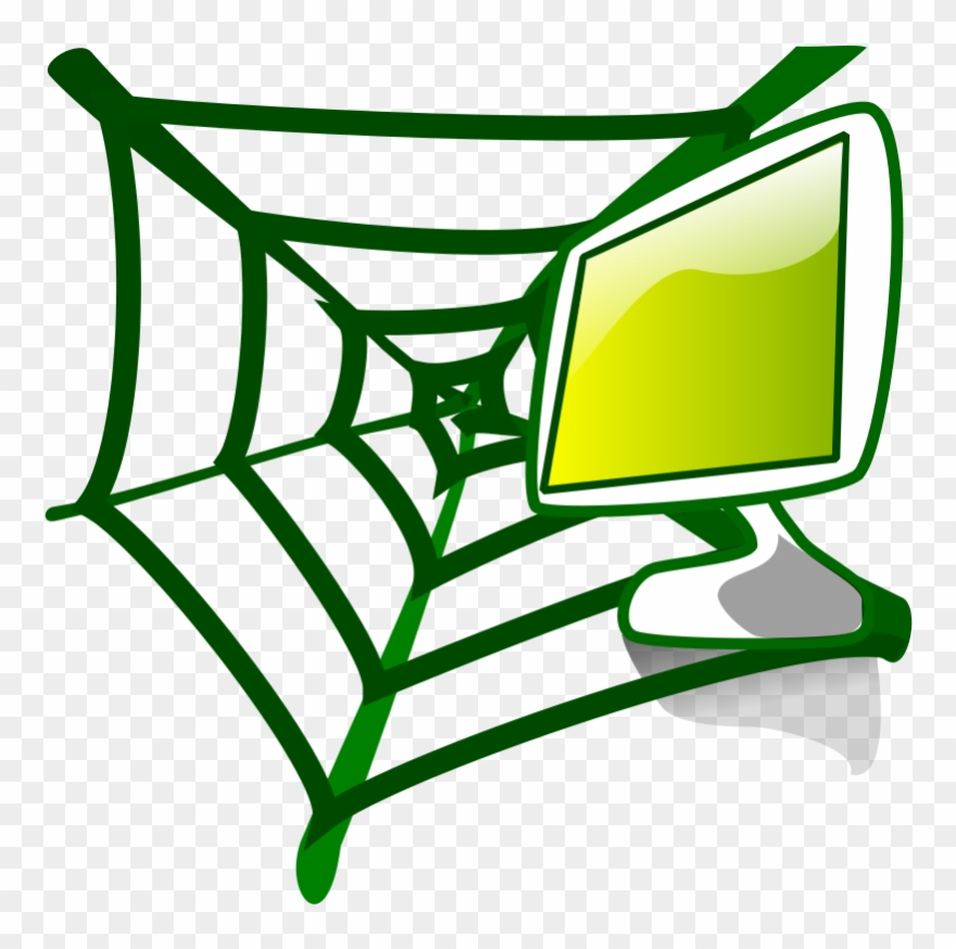 Spider Web Png Green Clipart