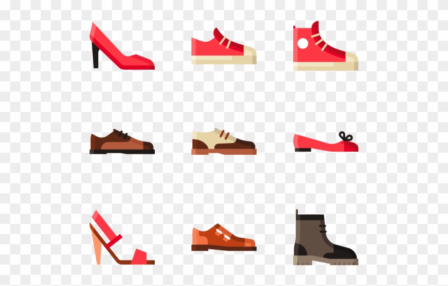 Shoes - Shoes Flat Icon Clipart