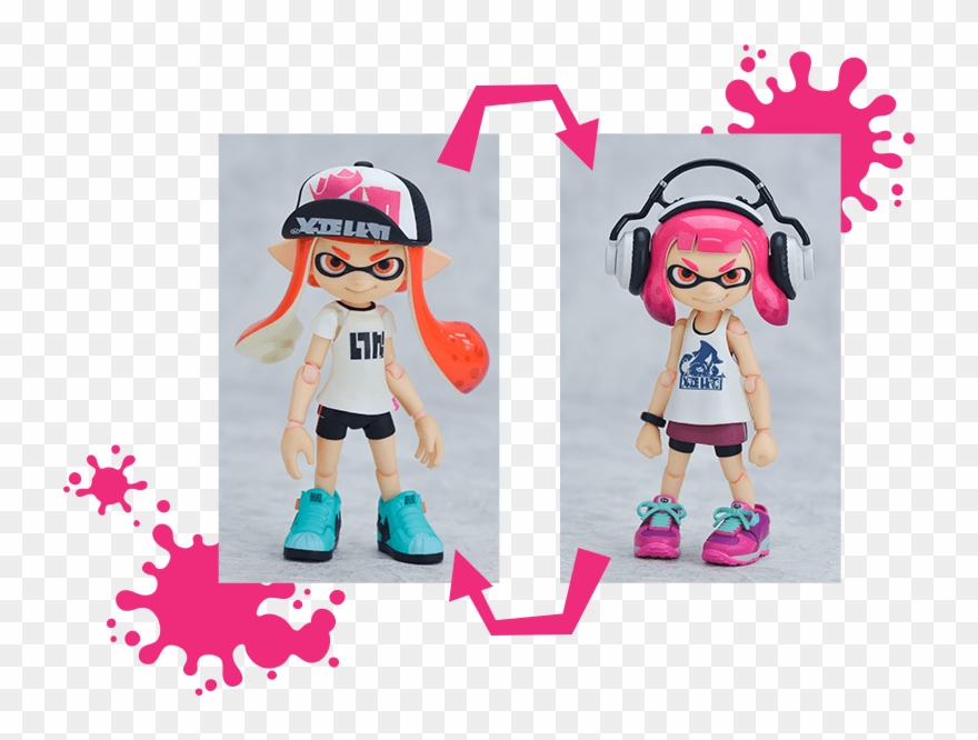 Shoes, Head Accessories And Weapons Are All Interchangeable - Splatoon 2 Card Pocket 24 For Nintendo Switch Clipart