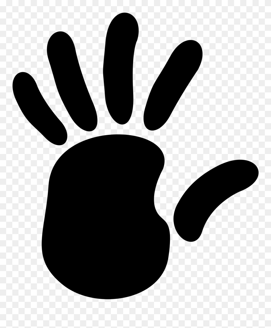 Images Of Babies Handprints And Footprints Which Are - Hand Symbol Clipart