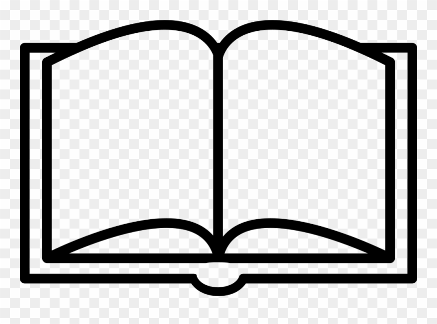 Image Transparent Books Svg Outline - Books Icon Png Outline Clipart