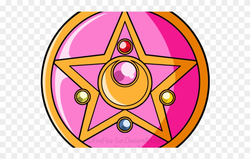 Sailor Moon Clipart Transformation - Sailor Moon Brooch Png Transparent Png