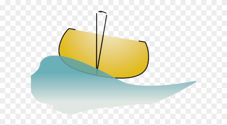 Canoe Clipart Flat Bottom - Boat - Png Download