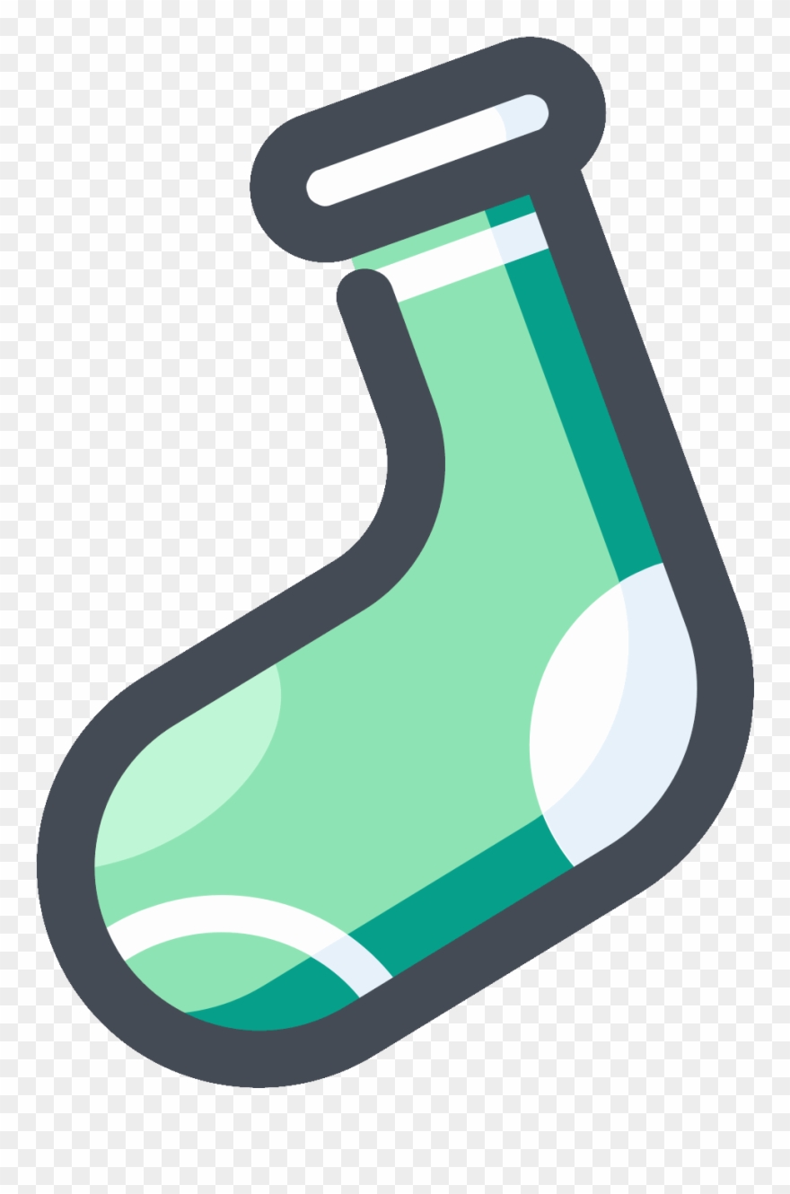 Christmas Stocking Icon - Christmas Stocking Clipart