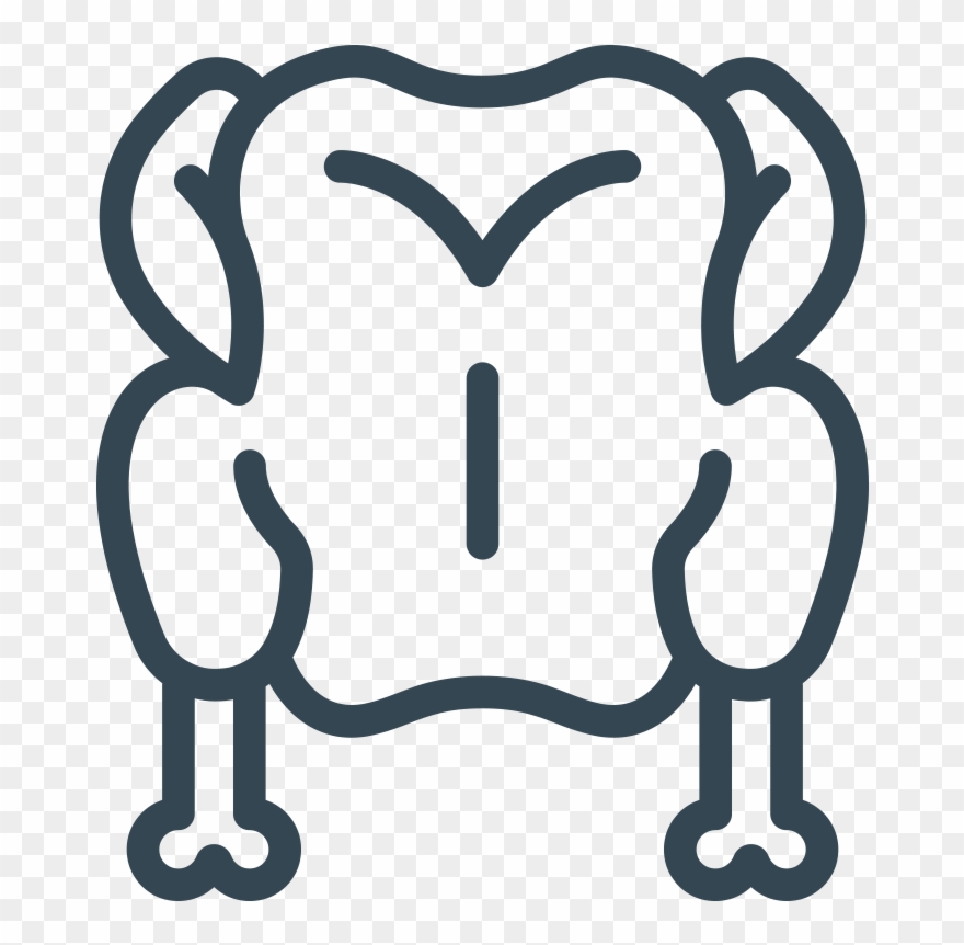 00 Am To - Turkey Meat Clipart