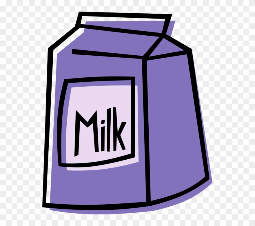 Vector Illustration Of Carton Of Fresh Dairy Milk - Milk And Yogurt Clipart - Png Download