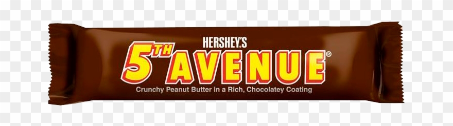 Candy Bar Png Clip Art Library Stock - 5th Avenue Candy Bar - 2 Oz Bar Transparent Png