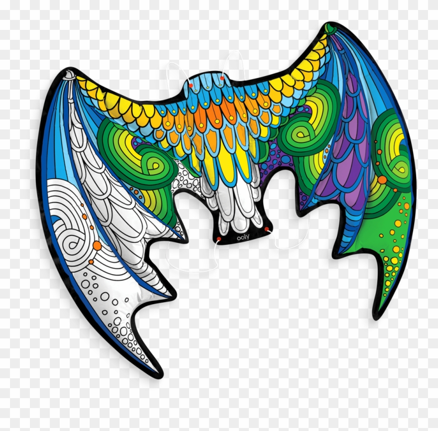 161 022 3d Colorables Dress Up Dragon Wings O1 V=1523677279 - Color Clipart