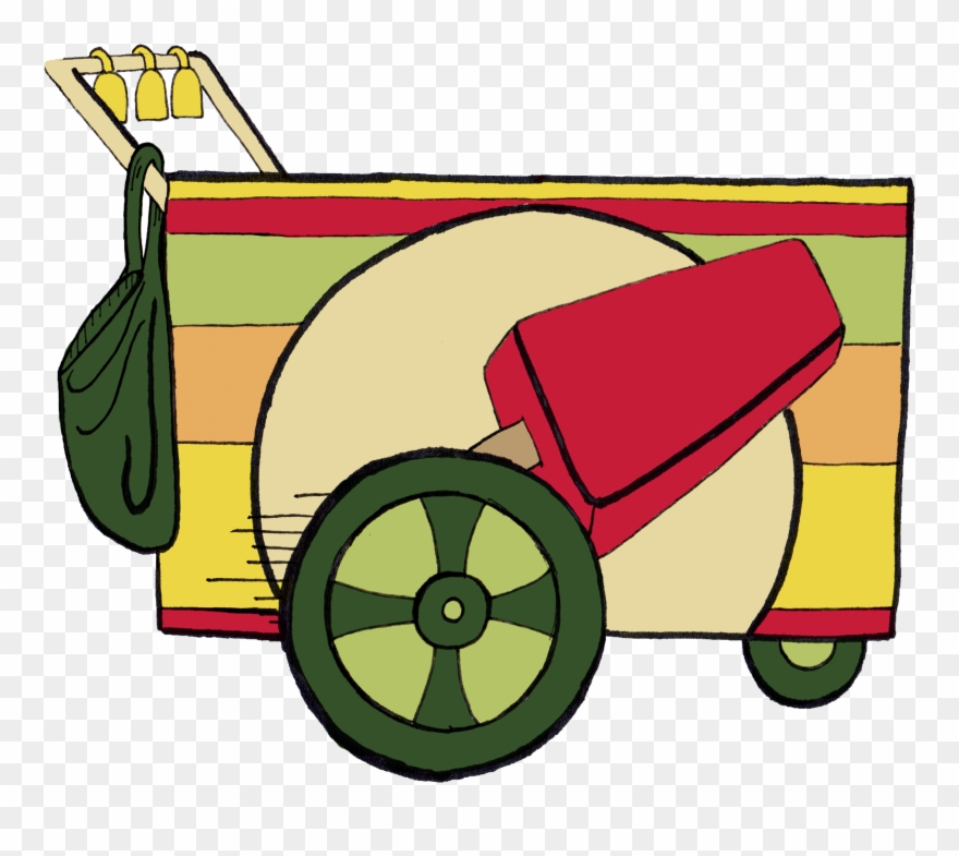 Paletero Cart - Ice Cream Cart Clipart