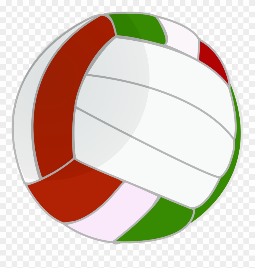 Ball Clip Color - Volleyball Clip Art - Png Download