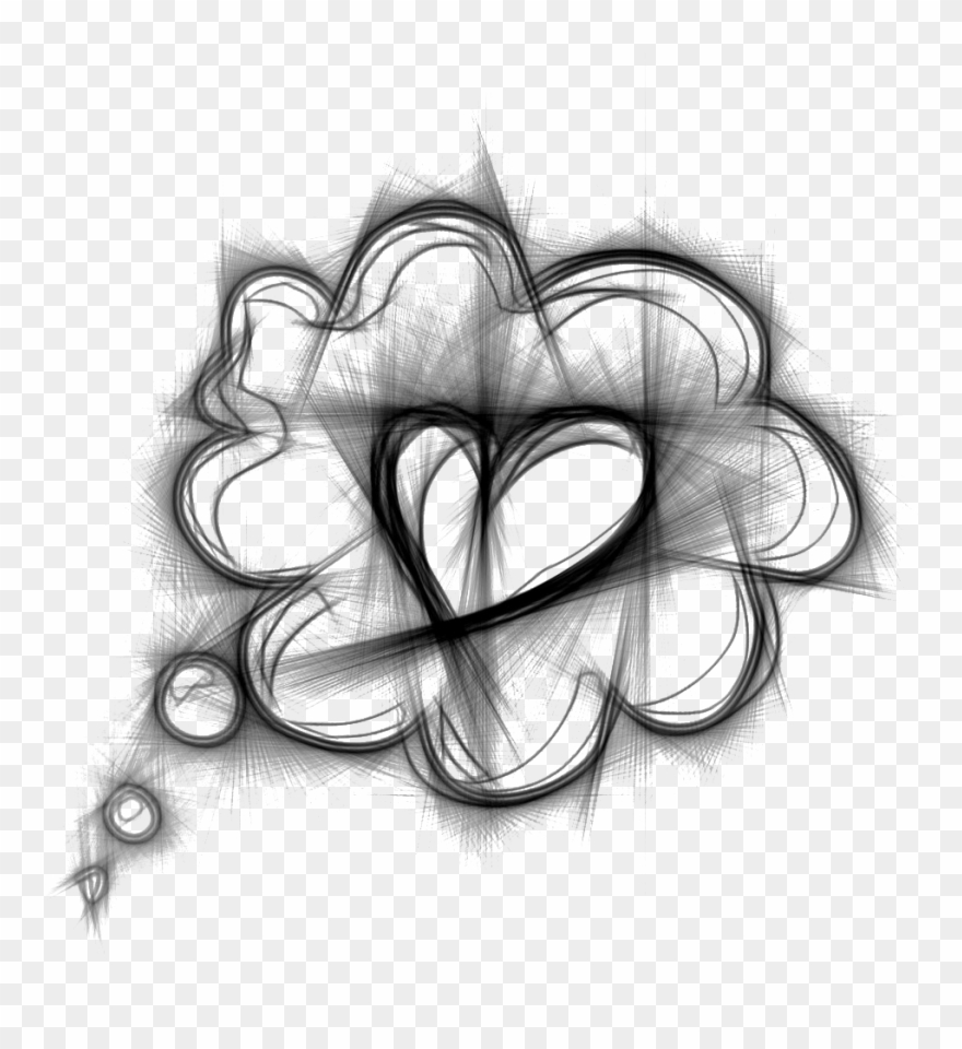 Love Thought Thinking Transprent Png - Drawing Clipart