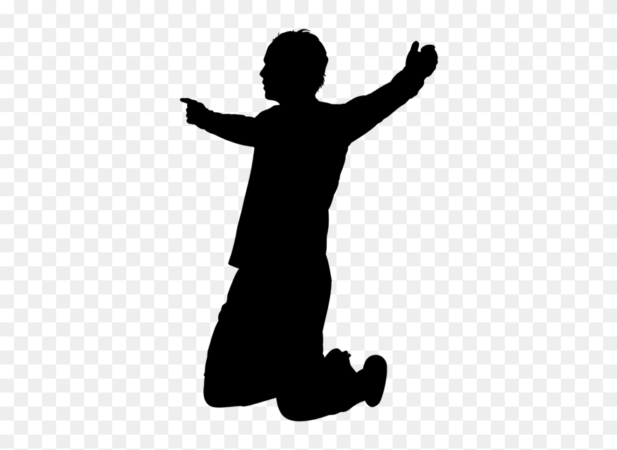 Football But Clip Art - Man On Knees Silhouette - Png Download