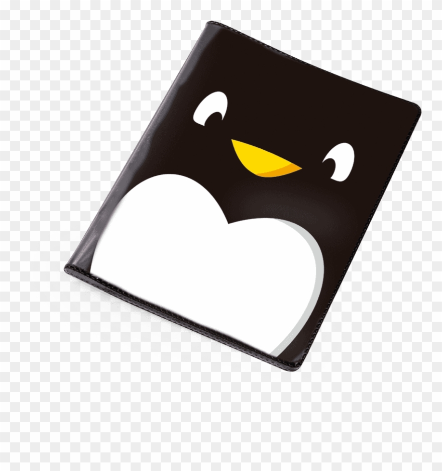 Porta Documentos Pinguim - Door Clipart