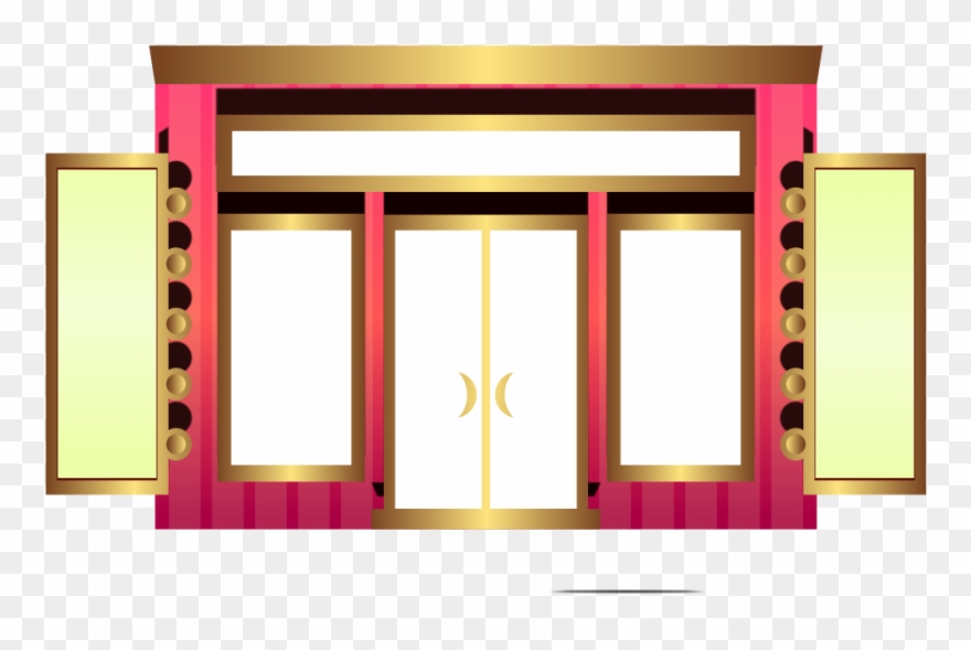 Net » Clip Art » Store Fronts Shop 16 Squiggly Svg - Building - Png Download