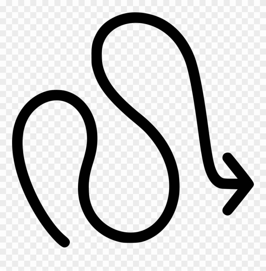 Png Icon Free Download Onlinewebfonts Com Comments - Squiggly Arrow Png Clipart