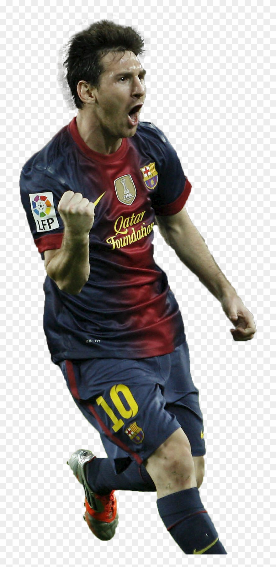 Lionel Messi Clipart Stickers - Ronaldo Vs Messi Png Transparent Png