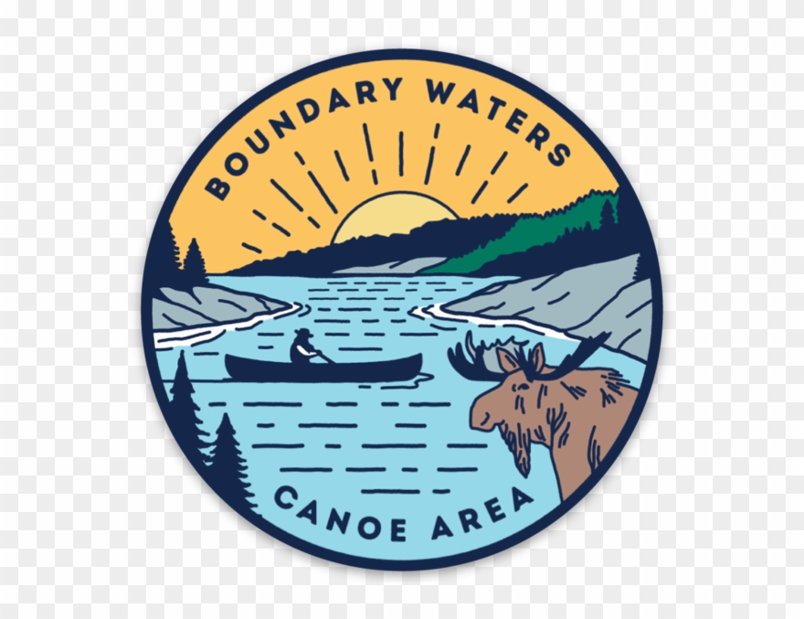 Boundary Waters Canoe Area Sticker, Sticker - Boundary Waters Canoe Area Stickers Clipart